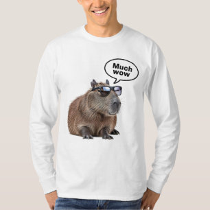 T-shirt Cool Capybara Photo Lunettes de soleil-Portant Cap
