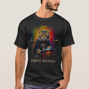 T-shirt *~* Cool Cat AP91 DRUMMER Joueur percussionniste