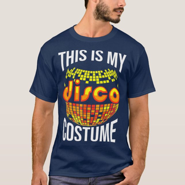 T-shirt Cool C'Est Mon Costume Disco Danseuse De Fête Cade (Devant)
