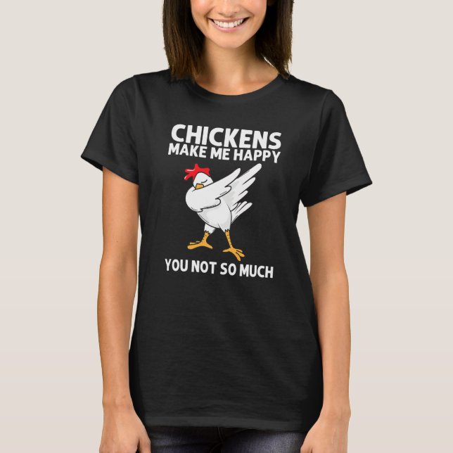 T-shirt Cool Chicken For Men Women Dabbing Domestic Fowl P (Devant)