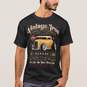 T-shirt Cool Classique Rétro Vintage Fer Trente Style Hot