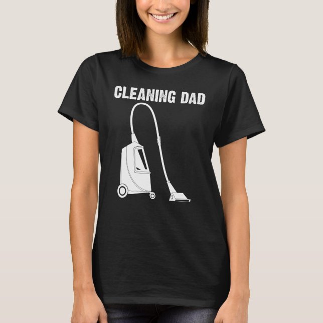 T-shirt Cool Cleaner Art Pour Papa Papa Nettoyant Outils (Devant)