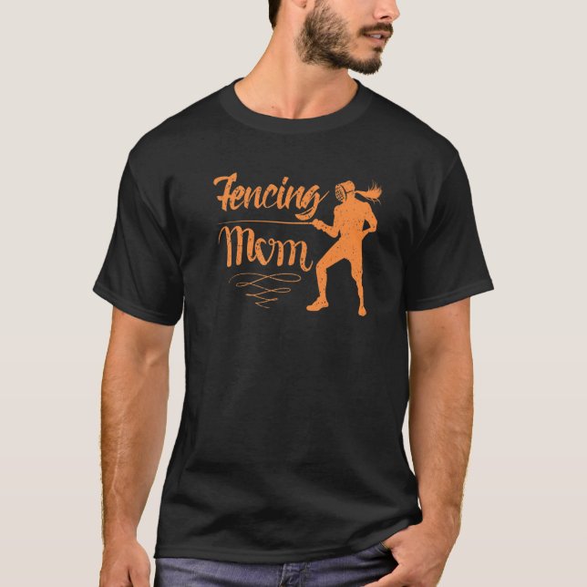 T-shirt Cool clôturer maman Swordplay Fan Athlete (Devant)