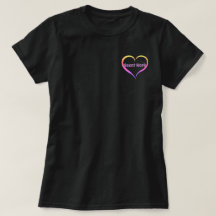 T-Shirt cool Coeur Noir Parfum