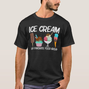 T-shirt Cool Crème Glace Art Pour Hommes Femmes Gelato Con