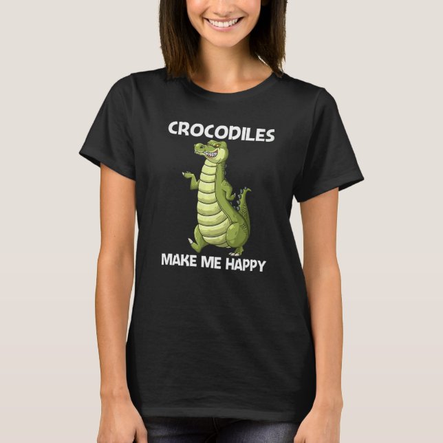 T-shirt Cool Crocodile For Men Women Alligator Reptile Ani (Devant)