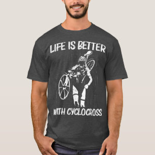 T-shirt Cool Cyclocross Conception Pour Hommes Femme Vélo