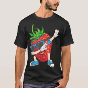 T-shirt Cool Dabbing Fraise Funny Love Dancer Sweet Fr