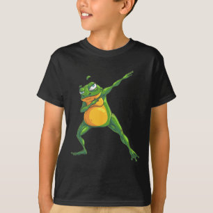 T-shirt Cool Dabbing Frog Drôle Hip-hop Tadpole Danser Lo