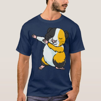 T-shirt Cool Dabbing Guinée Chien Hiphop Danse animal