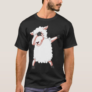 T-shirt Cool Dabbing Mouton Funny Farmer Lamb Animal Danci