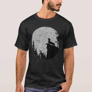 T-shirt Cool Dachshund Amoureux des chiens de pleine lune