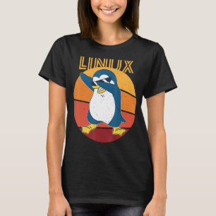 T-shirt Cool d'administration Linux Penguin Informatique N