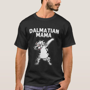 T-shirt Cool Dalmatien Pour Femmes Maman Dalmatiennes Hip 