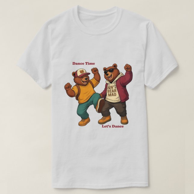 T-shirt Cool Dancing Bears (Design devant)