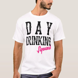T-shirt Cool Day Boire Squad Drôle Boisson D'Alcool Gro