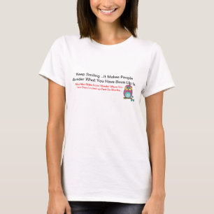 T-shirt cool de la hanche Conserver Sourire vibes positive