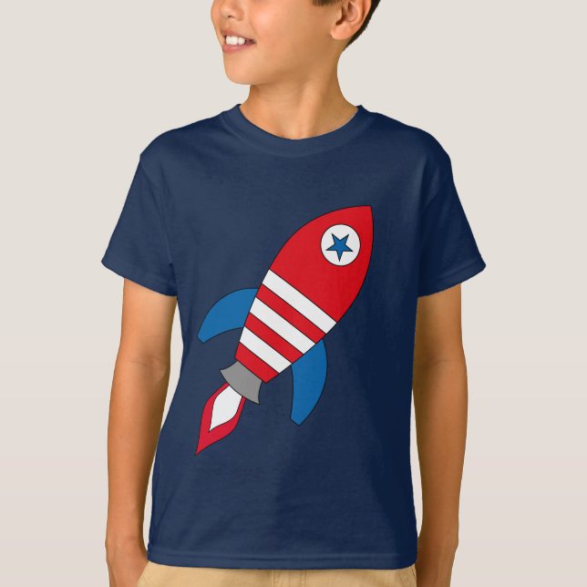 T-shirt cool de la passion pour la science des fusées (Devant)