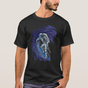 T-shirt Cool de l'astronaute de surf Cosmonaut