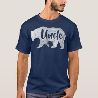 T-shirt Cool de l'ours de l'oncle homme en plein air Tee d