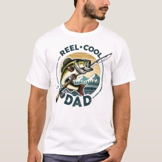 T-shirt Cool de poisson et de moulinet