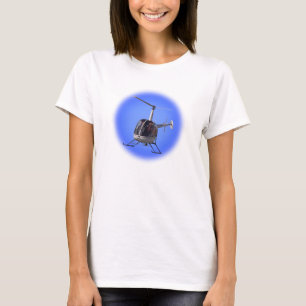 T-shirt Cool Débardeur d'hélicoptère pour femmes Tee - shi
