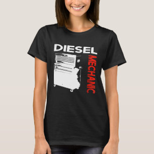 T-shirt Cool diésel mécanicien père mari 1