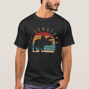 T-shirt Cool Dinosaur Boys Tricératops Vintage Retro