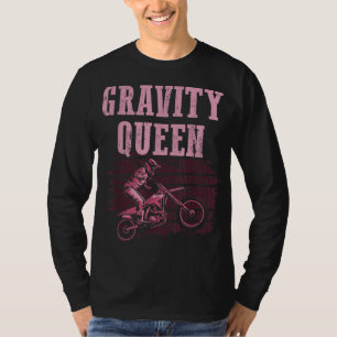 T-shirt Cool Dirt Vélo Art Pour Femmes Filles Dirtbike Mot