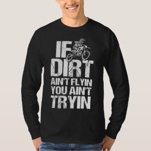 T-shirt Cool Dirt Vélo Art Pour Hommes Femmes Dirtbike Mot