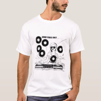 T-shirt Cool Dj Girl