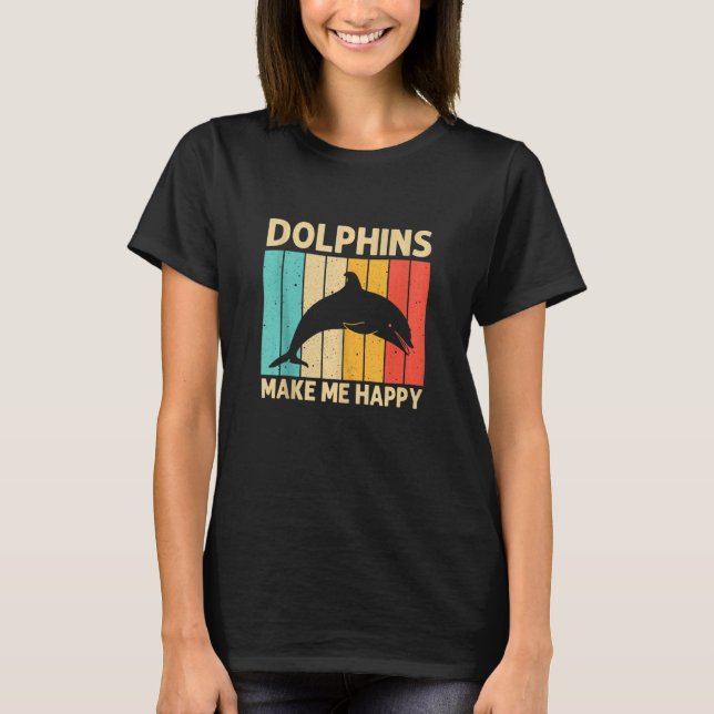 T-shirt Cool Dolphin For Men Women Dolphins Beluga Whale S (Devant)