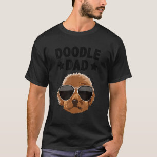 T-shirt Cool Doodle Pour Hommes Papa Golden Doodle Labrado