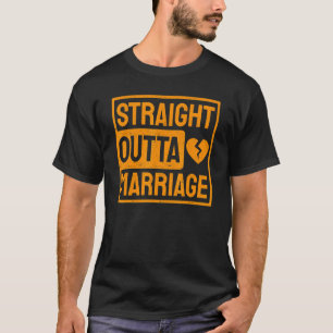 T-shirt Cool Droit Au Mariage Pour Hommes Divorce Femme