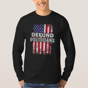 T-shirt Cool Drôle Patriotique Usa Drapeau Défaite La Poli