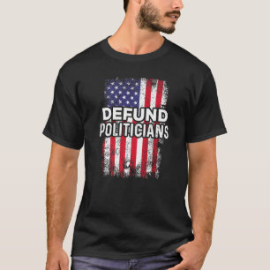 T-shirt Cool Drôle Patriotique Usa Drapeau Défaite La Poli