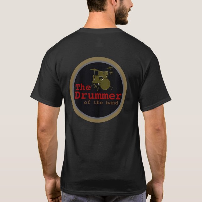 T-shirt cool Drummer (Dos)