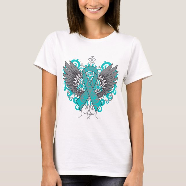T-shirt Cool du cancer de l'ovaire (Devant)