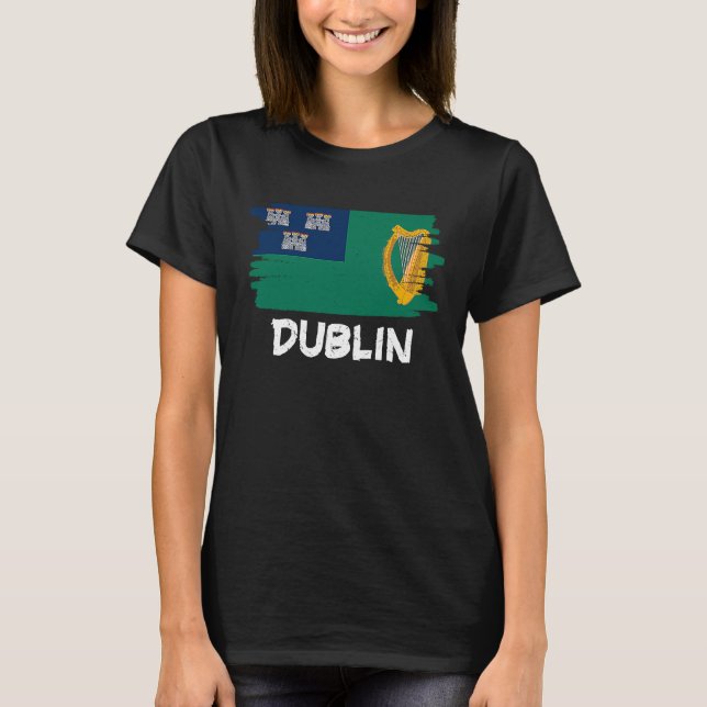 T-shirt Cool Dublin Flag (Devant)