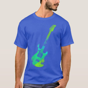 T-shirt Cool Electric Guitar Chords Art Funny Basse Slogan