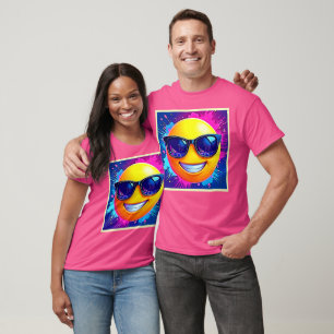 T-shirt Cool 😎 Emoji Fun