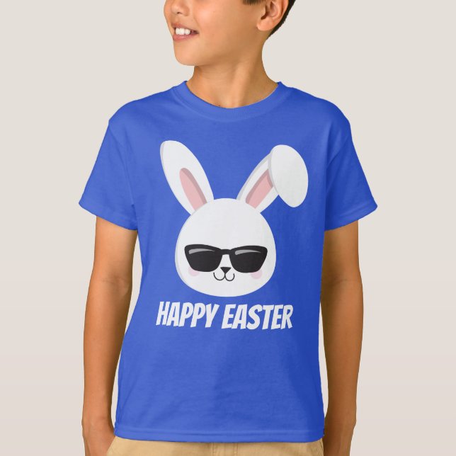 T-shirt cool Esater bunny Vacances (Devant)