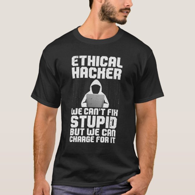 T-shirt Cool Ethical Hacking For Men Women Cybersecurity S (Devant)