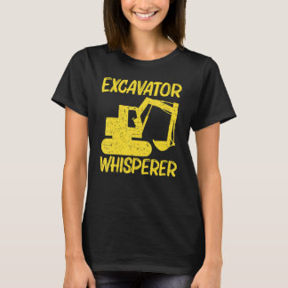 T-shirt Cool Excavator For Men Women Heavy Equipment Opera