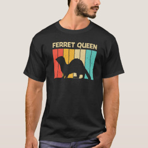 T-shirt Cool Ferret Pour Femmes Filles Ferret Animaux de c