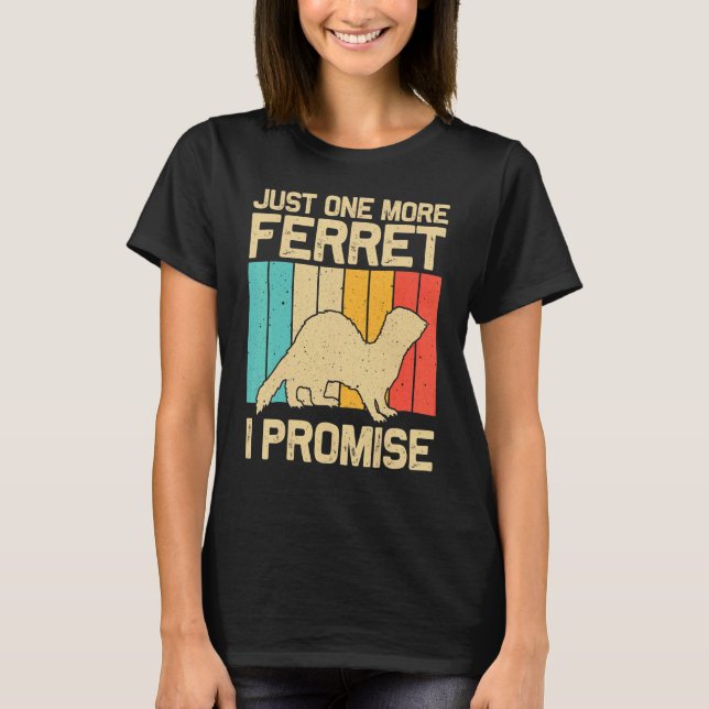 T-shirt Cool Ferret Pour Hommes Femmes Animal Ferret Propr (Devant)