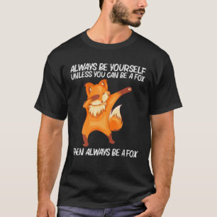 T-shirt Cool Fox Art Pour Hommes Femmes Dabbing Red Arctic