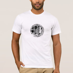 T-shirt Cool français Horn Design