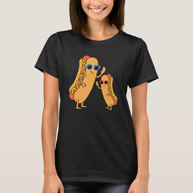 T-shirt Cool Franks Saucisses Weiner Restauration rapide L (Devant)