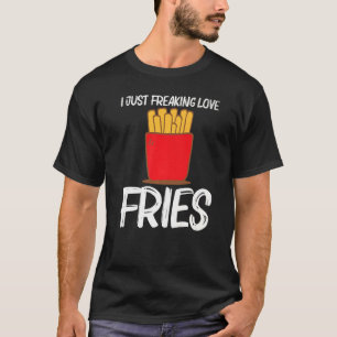 T-shirt Cool Fries Pour Hommes Femmes Restauration Rapide 